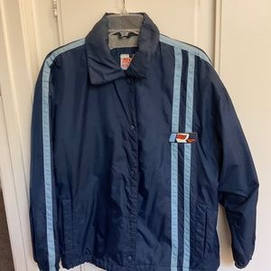 Womens Roxy, medium, navy with light blue stripes.
